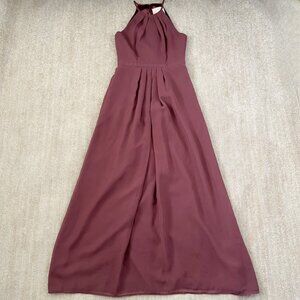 Weddington Way Isabelle High Neck Bridesmaid Formal Dress With Pockets 4